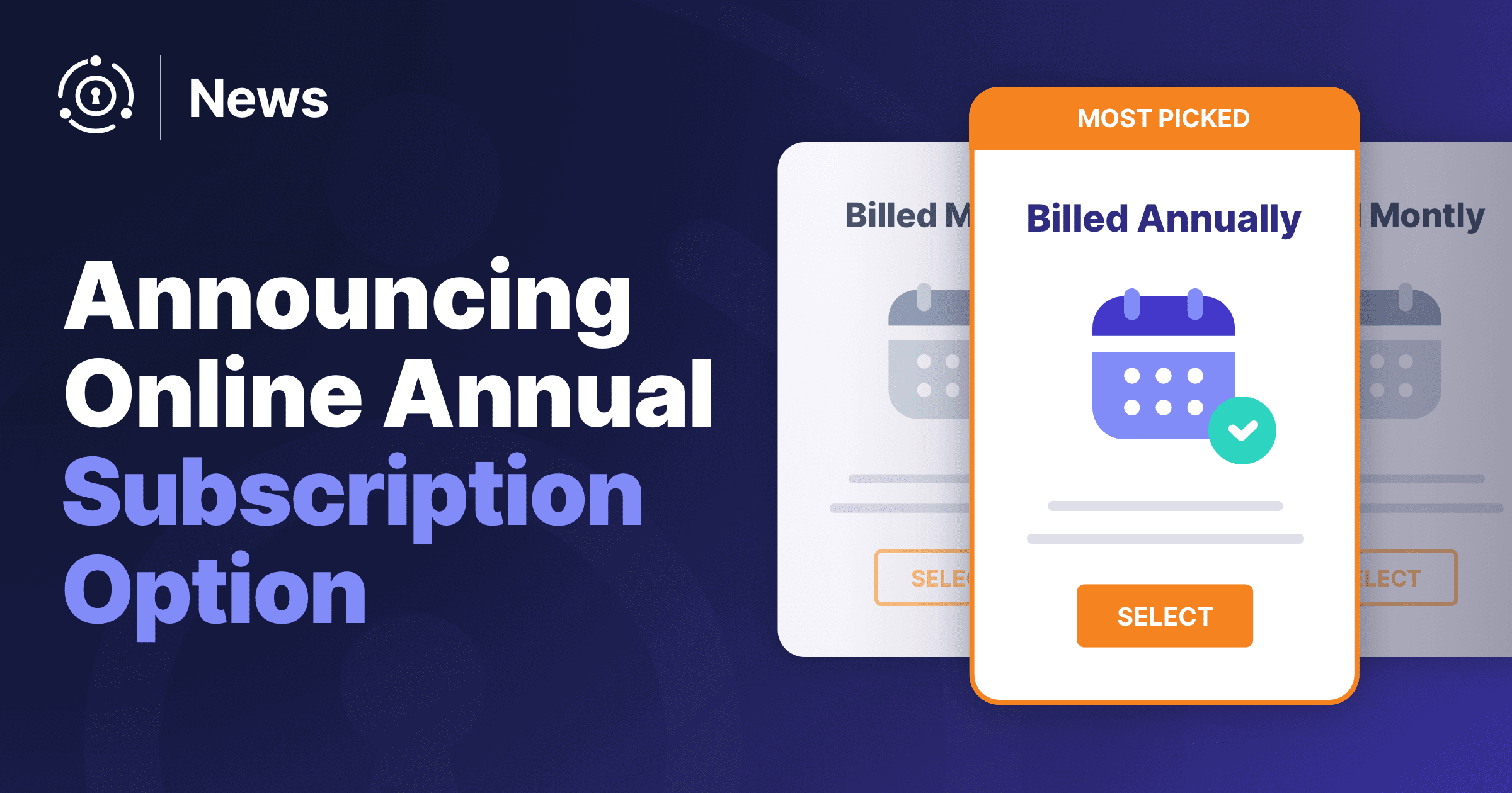 New Billing Option - Online Annual Subscription