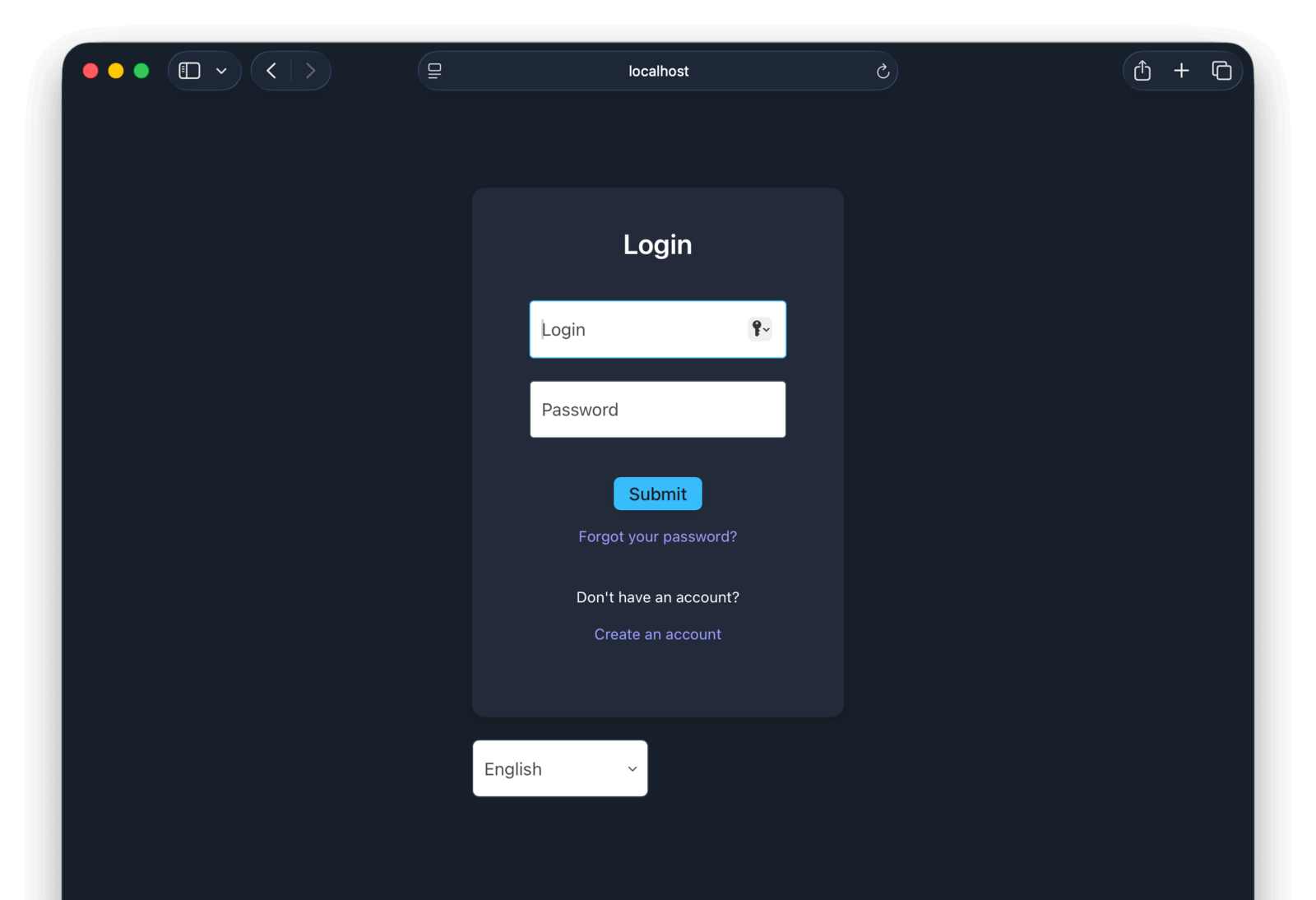 The TMB website login page with a username and password form.