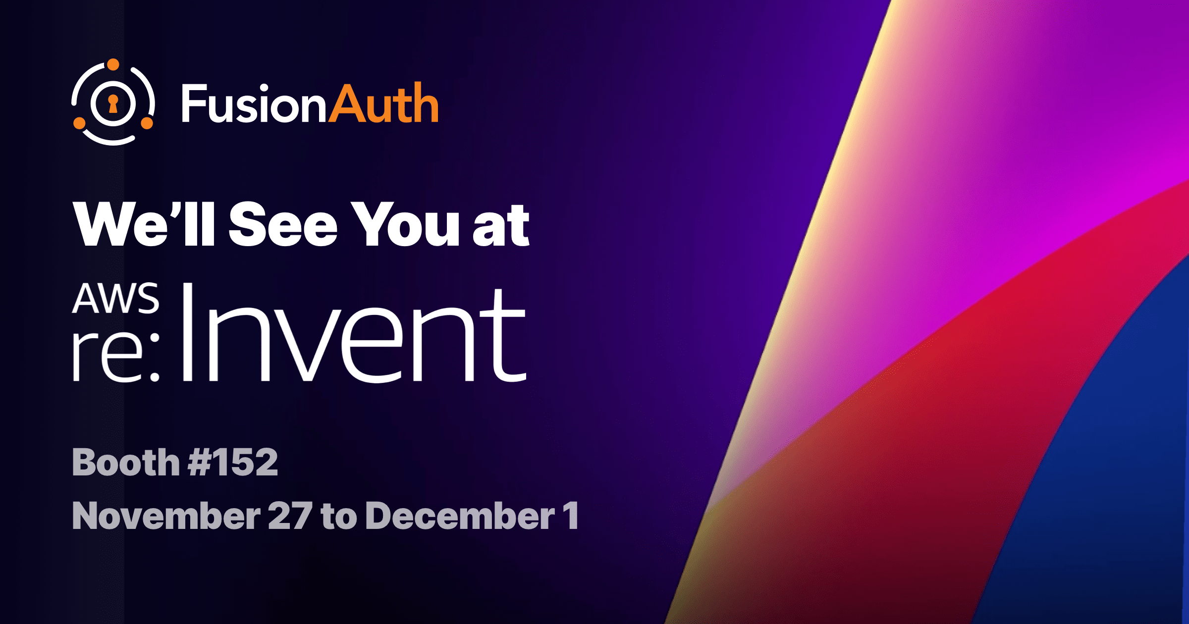 We'll see you at AWS re:Invent 2023