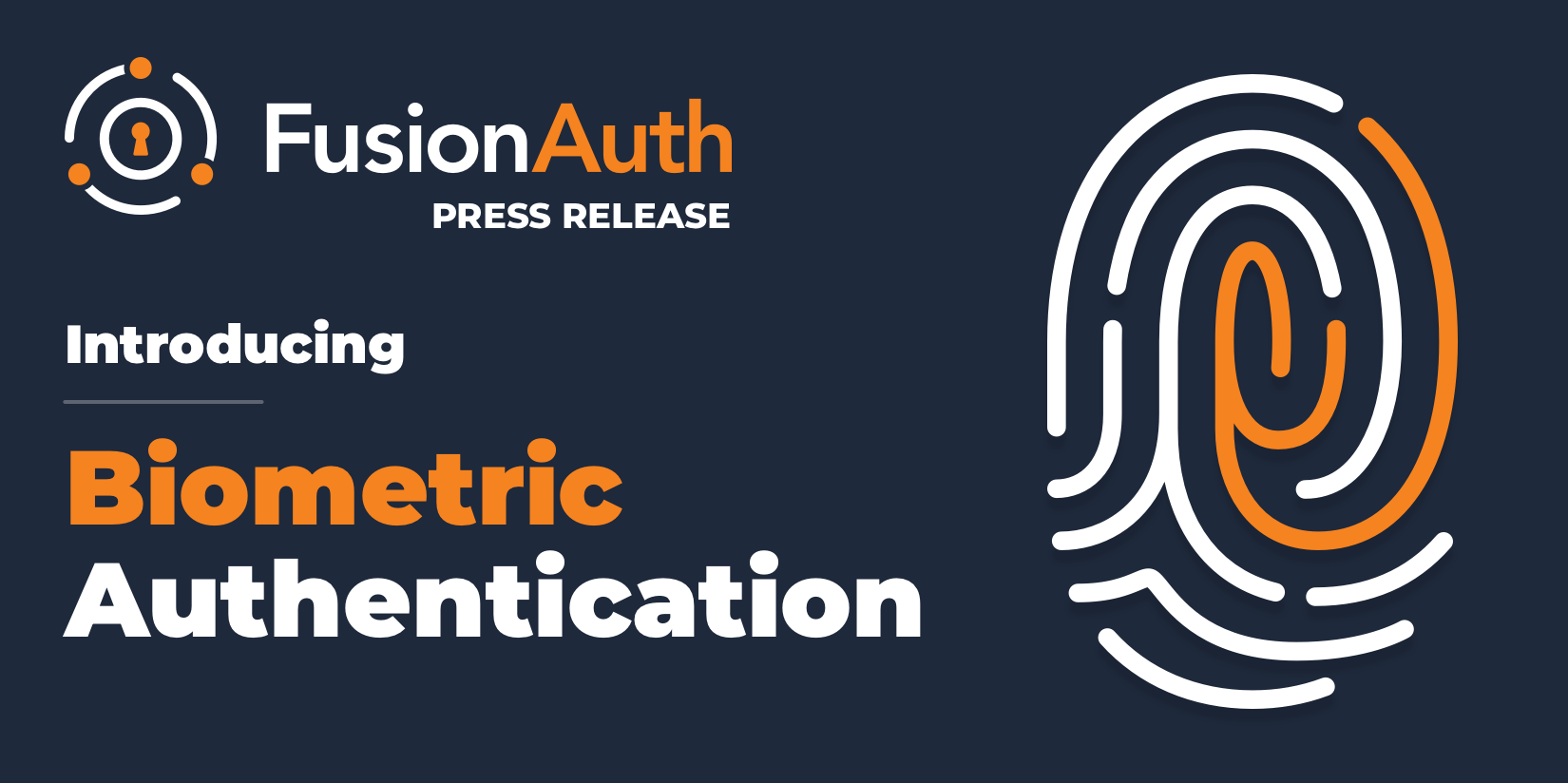 Introducing biometric authentication
