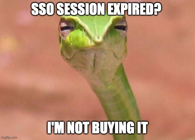 The SSO Snek is a sneaky little guy