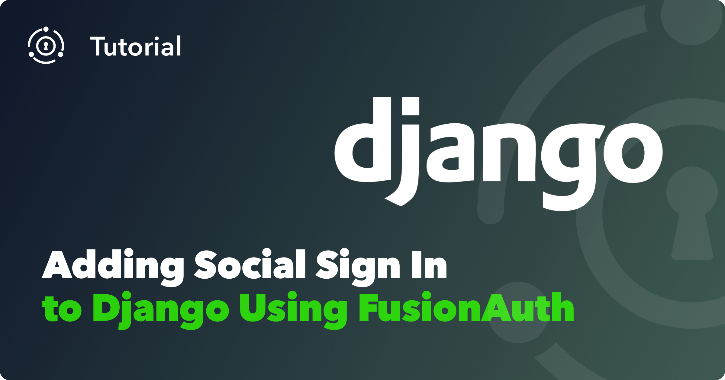 Django Social Authentication: Sign In With Facebook