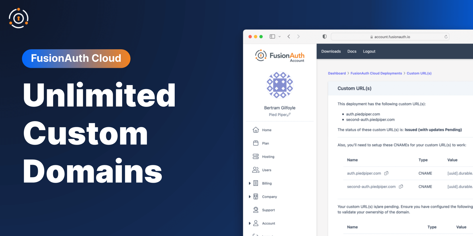 Introducing Unlimited Custom Domains for FusionAuth Cloud