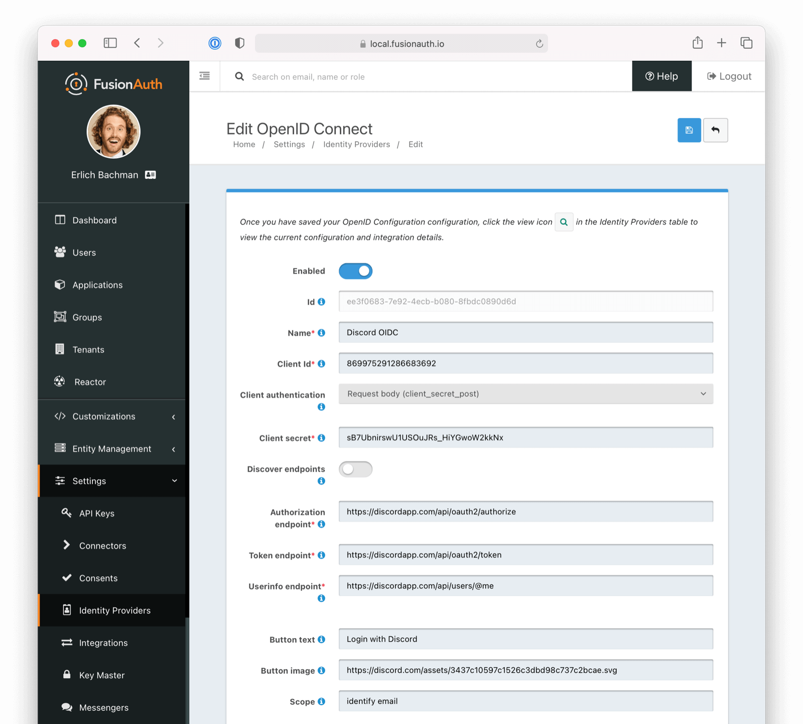 Discord Developer Portal — Documentation — OAuth2