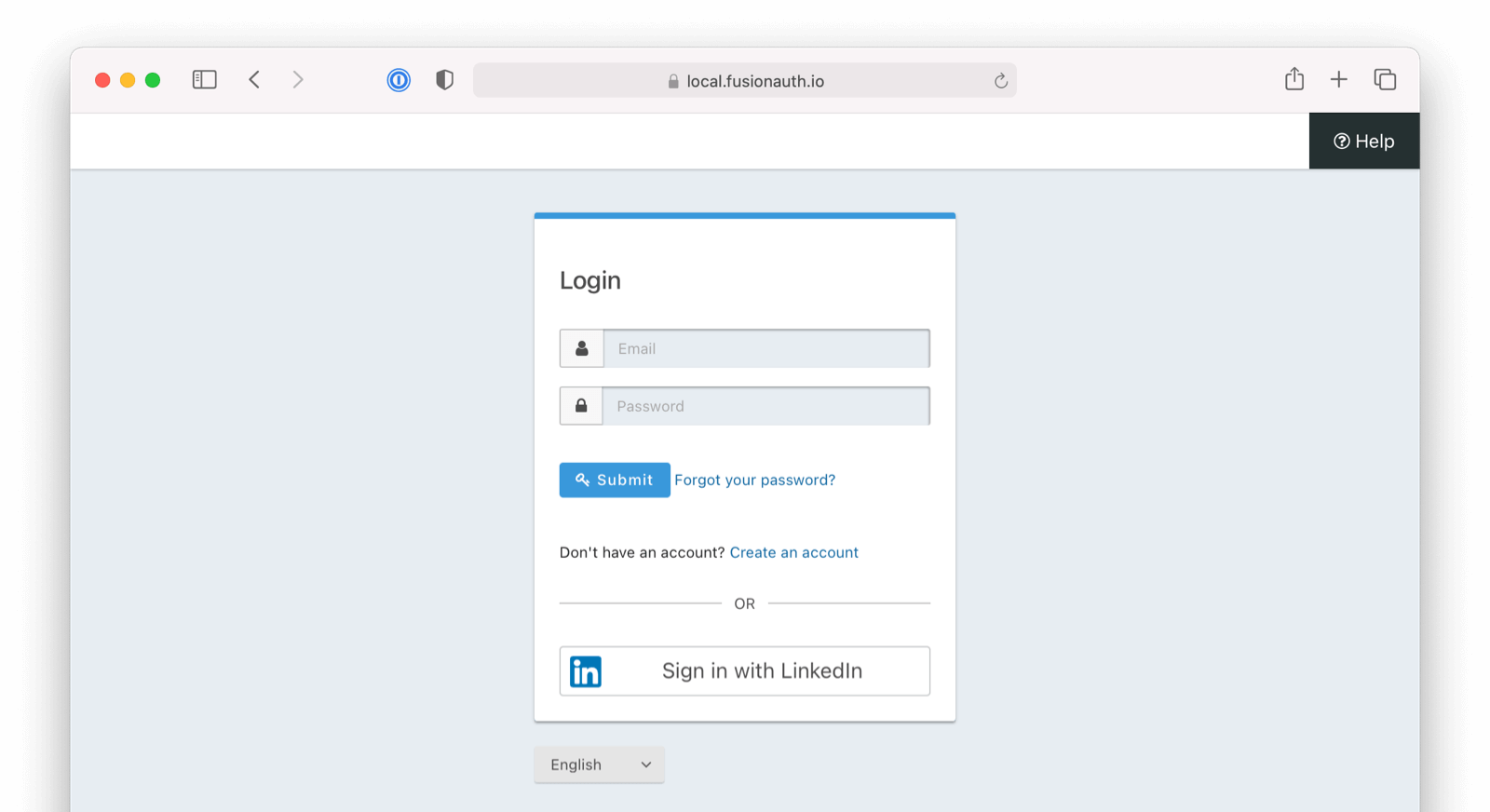 Login-with-LinkedIn, Porter