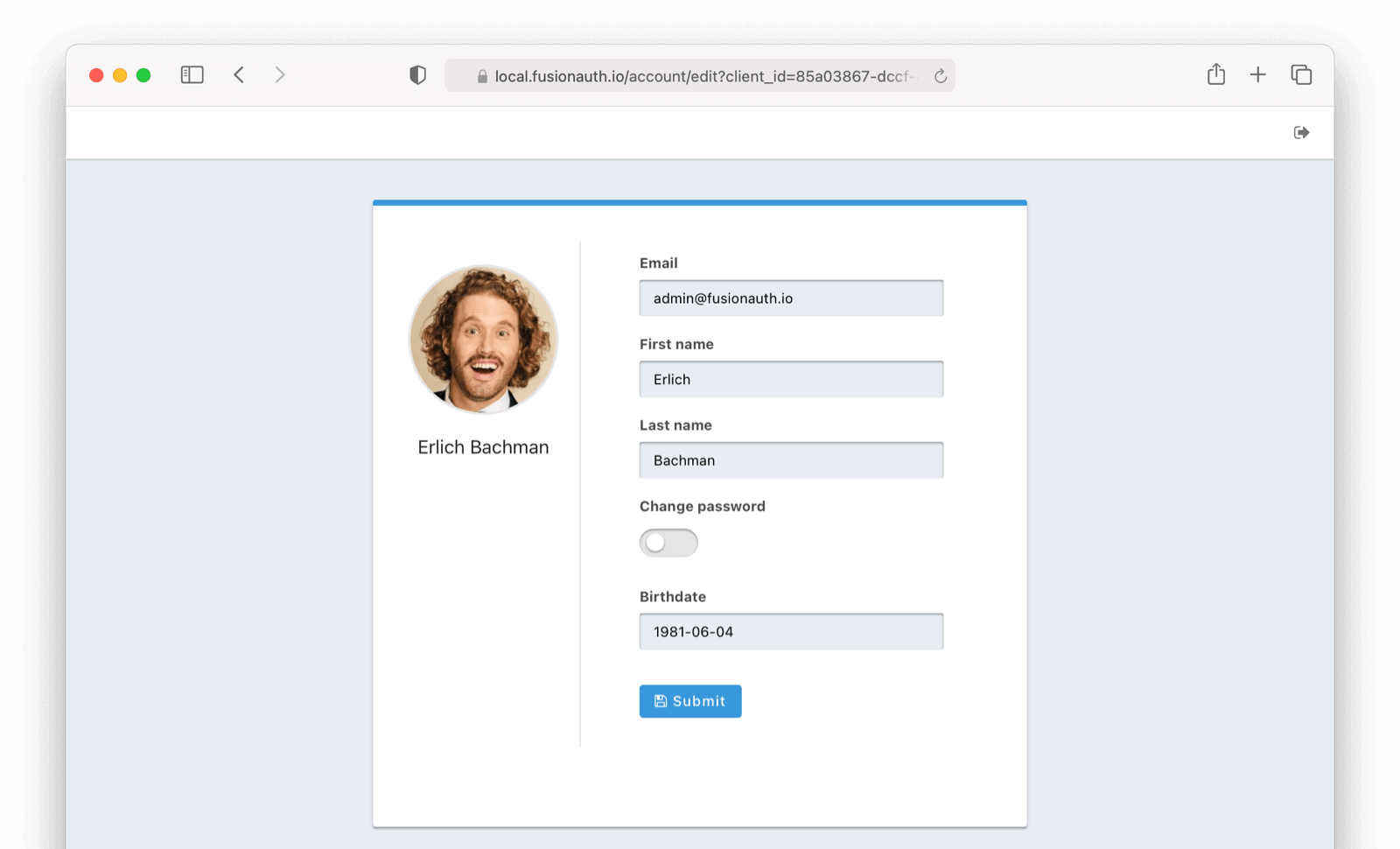 Form Edits with Birthdate