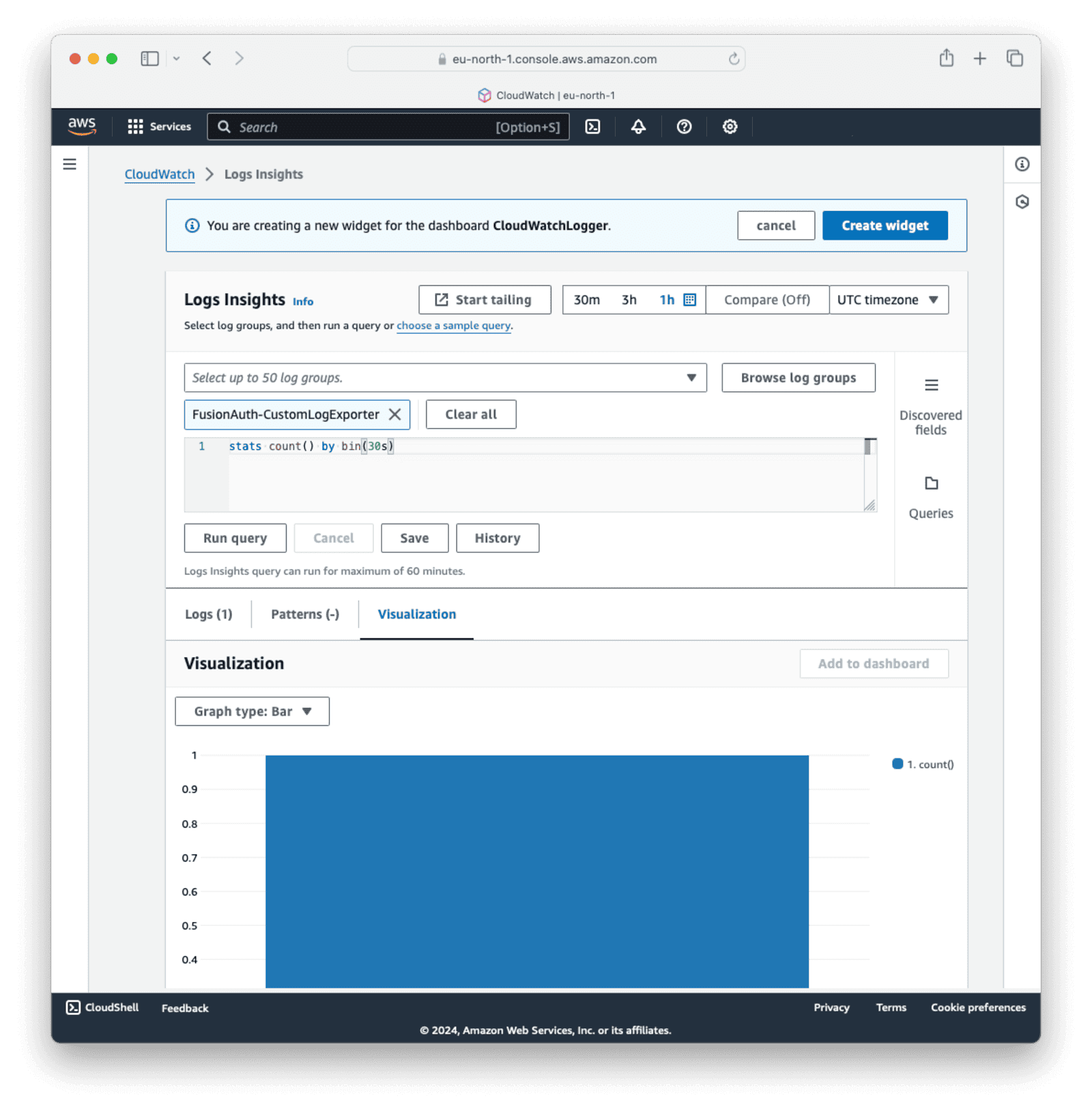 Create A Custom Logger Dashboard Widget