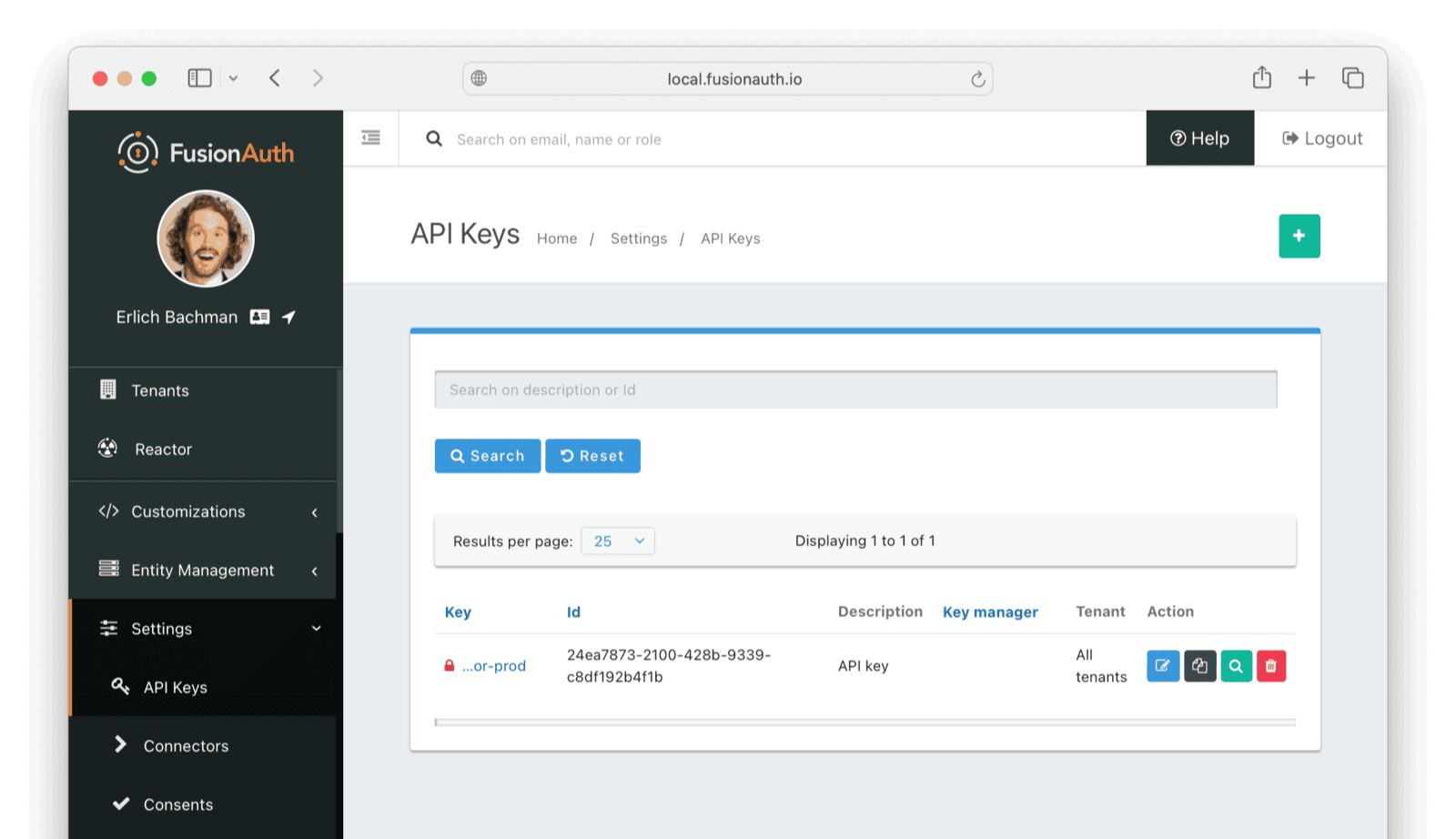 Enable API Key Prometheus endpoint in FusionAuth