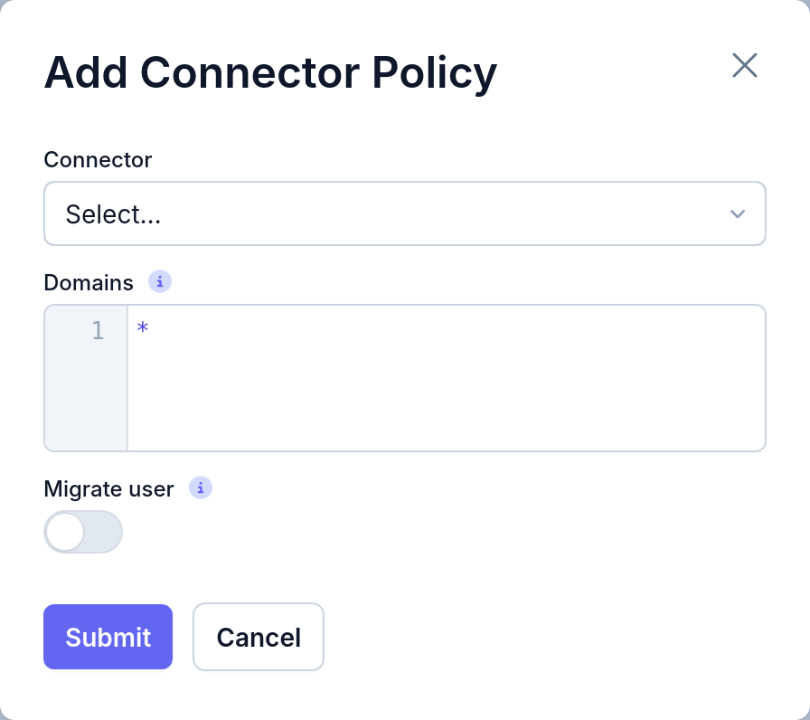 Add Connector Policy