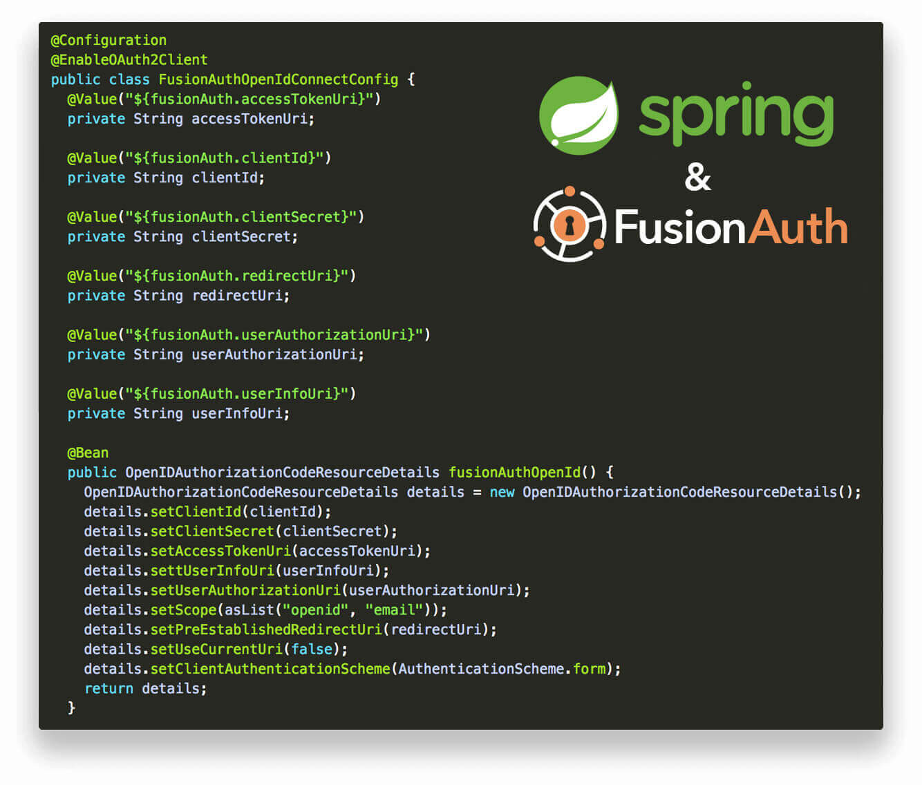 Easy Integration of Spring and FusionAuth